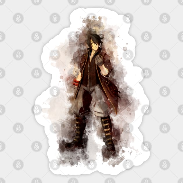 Lindow God Eater - watercolor Sticker by Stylizing4You